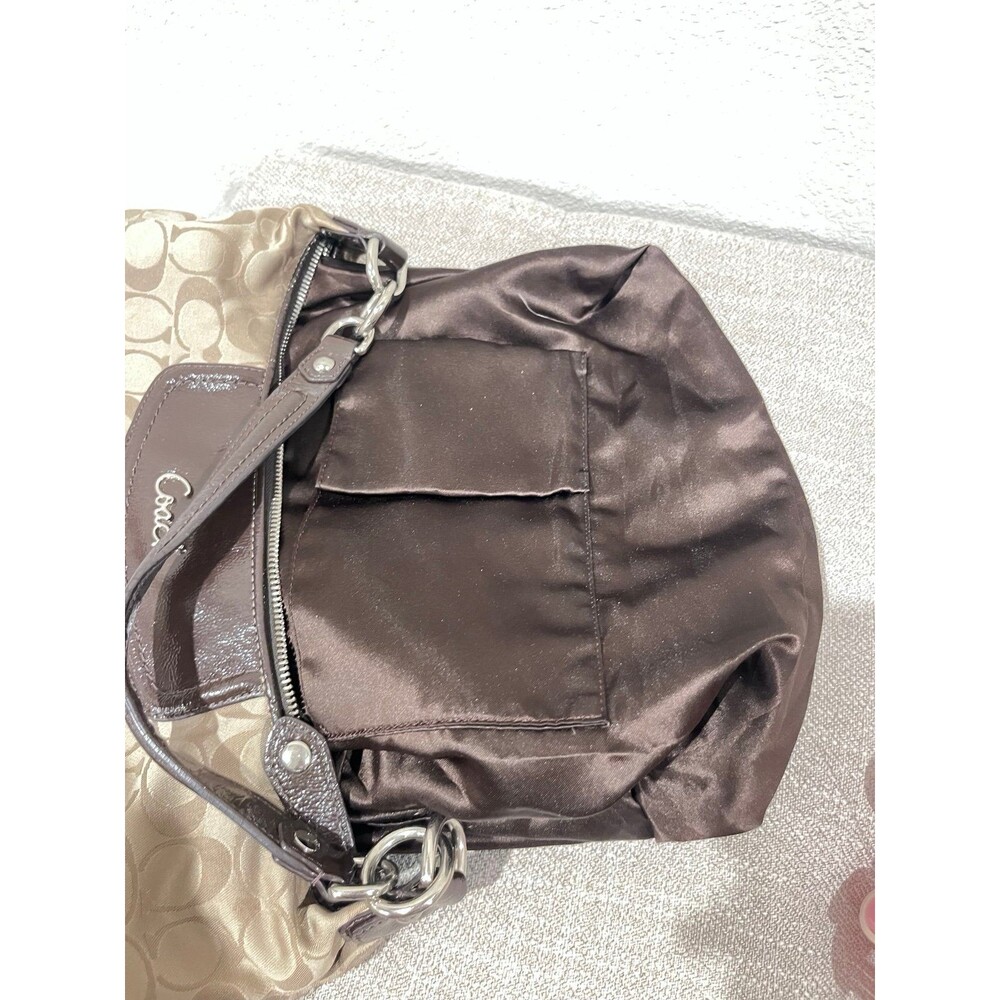 Coach Signature C Monogram Shoulder Bag - Picture 7 of 11